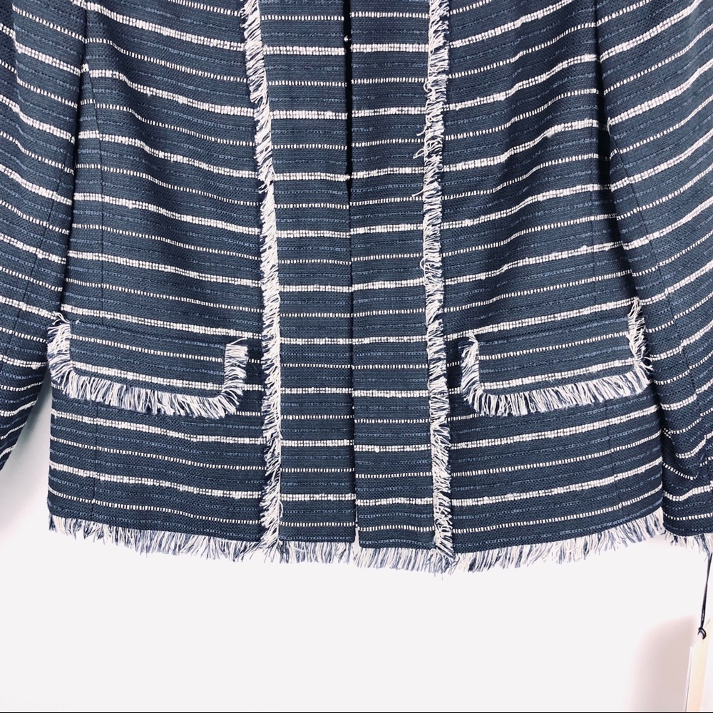 Ivanka Trump Blue Tweed Jacket - Picture 4 of 7
